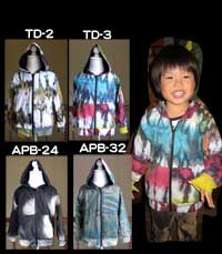 アイタルオリジナル BATIK 10`春 オーガニックコットン 子供パーカー (0915)S、,Mの写真