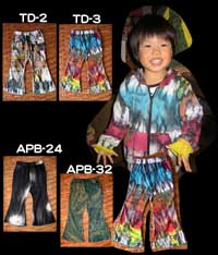 アイタルオリジナル BATIK 10`春 子供パンツ オーガニックコットン(0916)の写真