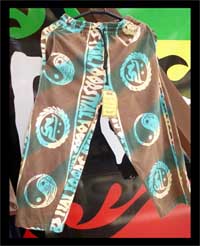アイタルオリジナル BATIK 子供パンツ 876-M 渋茶の写真