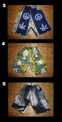 12モITAL BATIK(アイタル バティック)子供サーフパンツ (610-S)の写真